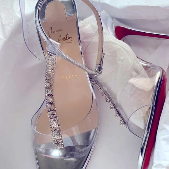 靴 Christian Louboutin silver size 38,5 Christian Louboutin | Shoes | Christian Louboutin Silver